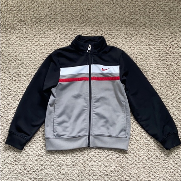 Nike Other - Almost New Black/Grey Nike Track Jacket - Size 4T